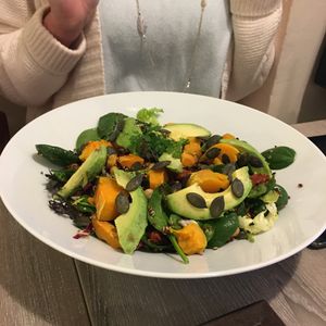 Awesome power salad  at Forrest Bistro in Prague