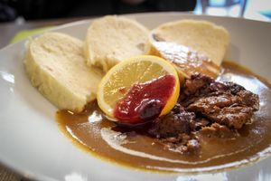 "svickova" - czech speciality at Forrest Bistro in Prague