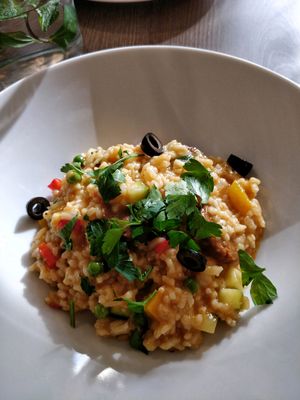 paella  at Forrest Bistro in Prague