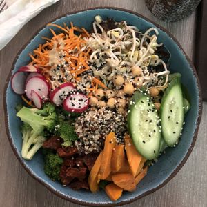 Delightful Buddha Bowl at Forrest Bistro in Prague