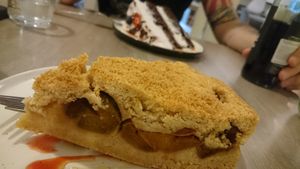 apricot cake at Forrest Bistro in Prague