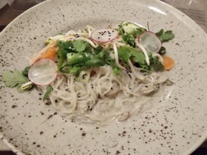 Noodles at Forrest Bistro in Prague