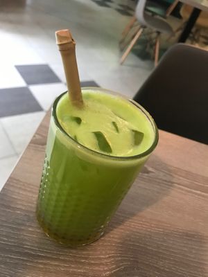 Cucumber lemonade at Forrest Bistro in Prague