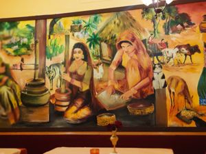 Interior at Ganesha Restaurant in Fellbach