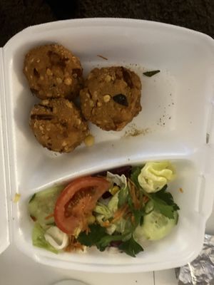 vegan ceylonish vaday  at Ganesha Restaurant - East in Stuttgart