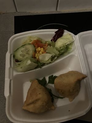 vegan samosas  at Ganesha Restaurant - East in Stuttgart