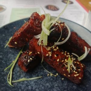 Vegan sticky ribs at Wagamama in Hereford