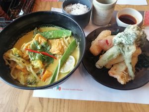 Lots of veggies at Wagamama in Hereford