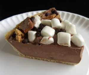 VEGAN S'Mores Pie  at Scicchitano's Pizzeria in Berwick