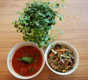 daily menu.  at Loove by Vegana - Kopcianska in Bratislava