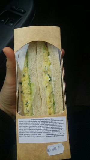 Vajkonevajoo sendvic at Loove by Vegana - Kopcianska in Bratislava