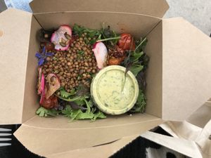 Salad at The Copper Spoon in Marazion