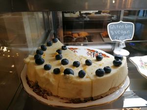 Cheeze cake at Cafe Calluna in Pitlochry