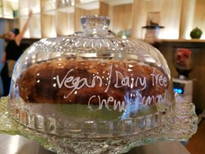 Vegan cake at Cafe Calluna in Pitlochry