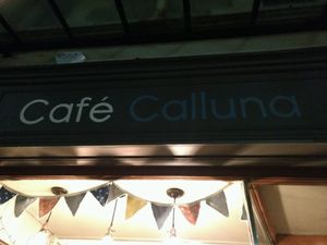 night at Cafe Calluna in Pitlochry