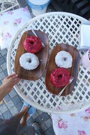 vegan donuts at La Donuteria in Bratislava
