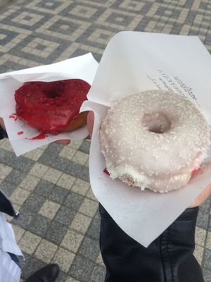 vegan donuts  at La Donuteria in Bratislava