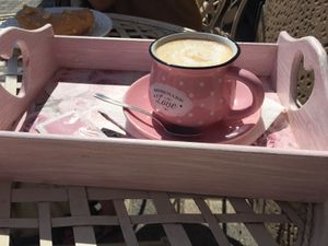 Coffee at La Donuteria in Bratislava