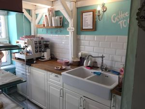 Inside  at La Donuteria in Bratislava