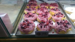 Forest fruit at La Donuteria in Bratislava