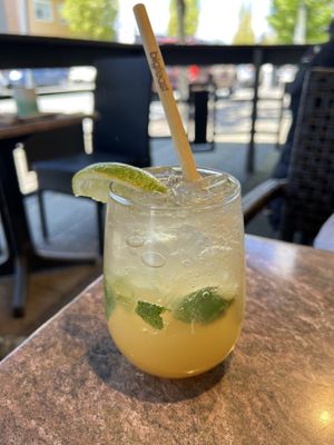 Peach mojito   at Big Feast Bistro in Maple Ridge