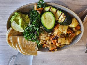 "Tell all your vegan friends" entree at Big Feast Bistro in Maple Ridge