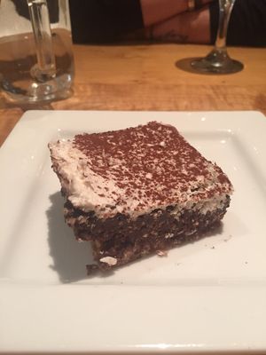 Vegan smores dessert  at Big Feast Bistro in Maple Ridge