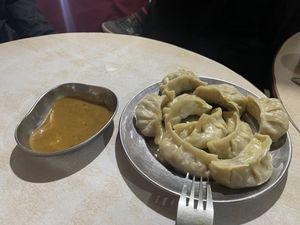 Steamed Mo:mo   at Coffee & Vegetarian Food Home in Kathmandu