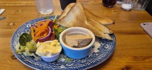 Vegan pate at The Jetty Cafe in Cromer