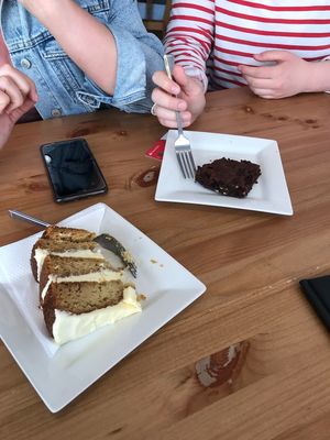 Vegan cake !!! Four options of vegan cake plus lots of meals too! at The Jetty Cafe in Cromer