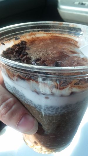 Tiramisu chia pudding at Cafe Nutrients in Naples