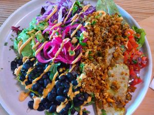 Good morning breakfast platter at Cafe Nutrients in Naples