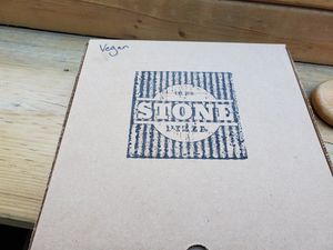 delivery box at Stone Pizza in Dartmouth