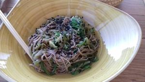 wakame soba noodles at Arsenio Manila in Cadiz