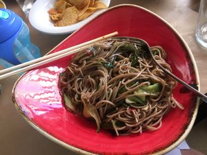 Japanese nuddle  at Arsenio Manila in Cadiz