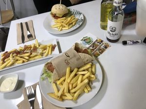 Burger and Kebap  at Vegan Bombon in Alicante