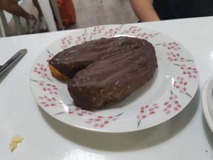 Palmera de chocolate at Vegan Bombon in Alicante