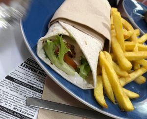 Vegan wrap at Vegan Bombon in Alicante