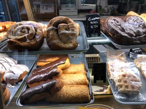 Delicious chic eclairs  at Vegan Bombon in Alicante