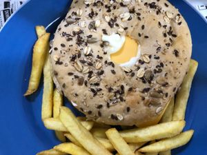 Bagel  at Vegan Bombon in Alicante