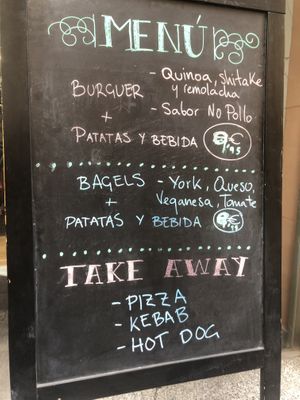 Daily menu   at Vegan Bombon in Alicante