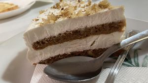 Carrot cake  at Vegan Bombon in Alicante