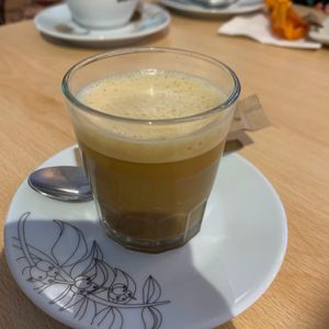 Cortado con leche de almendras 1,60€ #Veganuary at Vegan Bombon in Alicante