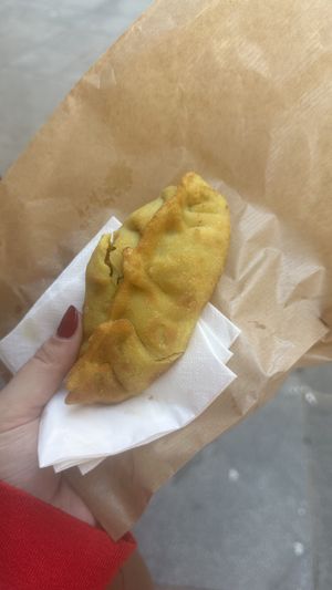 Vegan empanada  at Vegan Bombon in Alicante