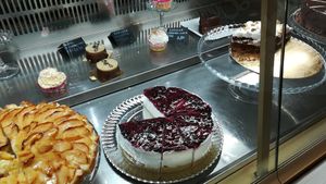 The most amazing cheesecake in the world.  at Vegan Bombon in Alicante