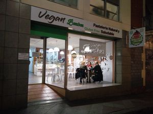 view from the street at Vegan Bombon in Alicante
