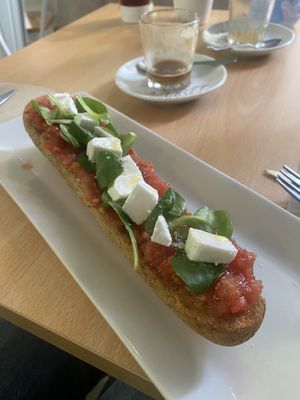 Mykonos toast  at Vegan Bombon in Alicante