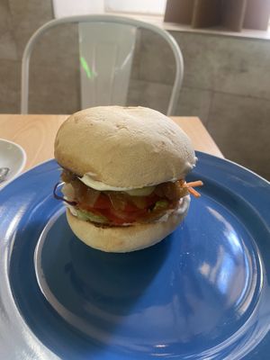 Burger  at Vegan Bombon in Alicante