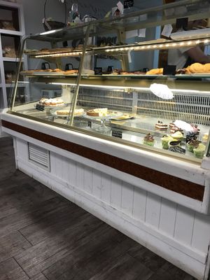 Many options for sweets and savoury for you coffee break  at Vegan Bombon in Alicante