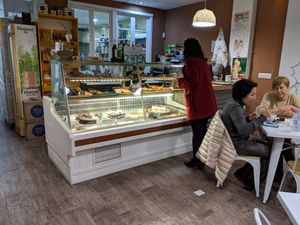 inside at Vegan Bombon in Alicante